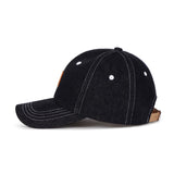 VA Square Denim Label Ballcap / Black Blue