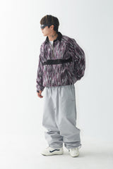 ベターザンツイストアノラックシャツ / BSR2223FWJK099 BETTER THAN TWIST ANORAK SHIRT PURPLE NAVY