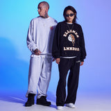 ARCH PRINTING PAINTING SWEAT SHIRT-BLACK