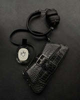 パイソンレザーベルトショルダーバッグ / Python leather belt shoulder bag