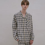 CHECK PAJAMA_NAVY(M) (6600111915126)
