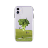 ブロッコリーガーデンジェリースマホケース/Broccoli garden jelly case