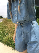 Marina denim jumpsuit 
