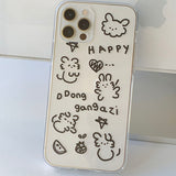 ブラック　Dドンガンガジスマホケース