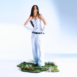 ホルターネックノースリーブ / 222 Halter neck sleeveless - White