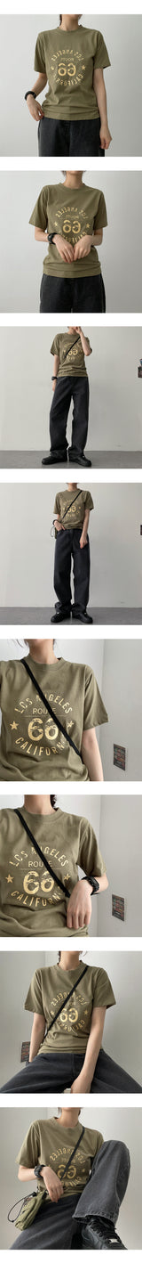 ロサンゼルス半袖Tシャツ / Los Angeles Short-Sleeved T-Shirt