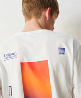 COLOR GRADIENT T-SHIRT (WHITE) (6586504511606)
