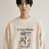 Puppy dolphin guardians sweatshirts (6600968142966)