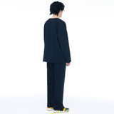 ウーヴンTシャツネービー