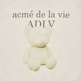 FUZZY BEAR HOODIE IVORY