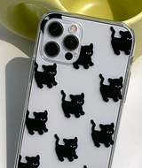 ソフトビーンブラックフォーンケース / Soft Bean Black Phone Case
