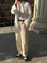 Pleddy Louis Natural Stripe Shirt (2color)