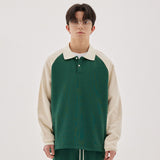 ラザストリングカラースウェットシャツ / Raza String Collar Sweatshirt (3color)