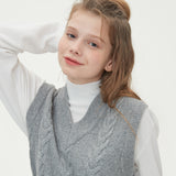 CABLE KNIT VEST_GRAY (6610822594678)