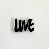 Love Love Love Black Acrylic Tok
