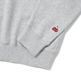 CHERRY COLLAR POINT SWEATSHIRT [MELANGE GRAY]