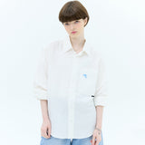 ソフトリネンドルフィンシャツ / Soft linen dolphin shirt