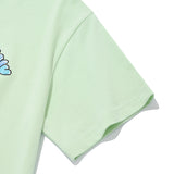 キルシーウィティーバニードローイング半袖Tシャツ／ WITTY BUNNY HAND DRAWING SHORT SLEEVE T-SHIRT [MINT] (6682200375414)