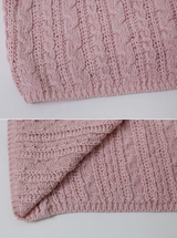 GL Cable Ribbon Knit Bolero Cardigan (3color)