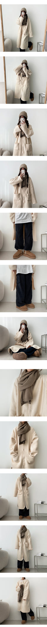 WINDS Wool Dumble Soft Long Coat