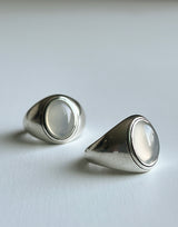 グレーオニックスオープンリング / ﻿Gray onyx open ring