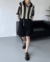 OA クロッフルカラーニットウェア / OA Croffle Collar Knitwear (4 colors)