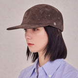 VA Square Suede Camp Cap / Brown