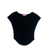 PNFメイド ダーリンシャーリングトップ / PNF made Darlin shirring top