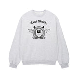 バンブッククラブスウェットシャツ/0 7 banned book club sweatshirt - LIGHT GREY