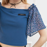 シフォンシャーリングTシャツ