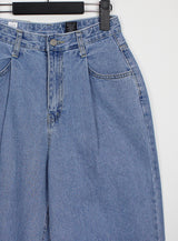 ビションデニムパンツ/no.1729 Bichon Pintuck Denim Pants (2color)