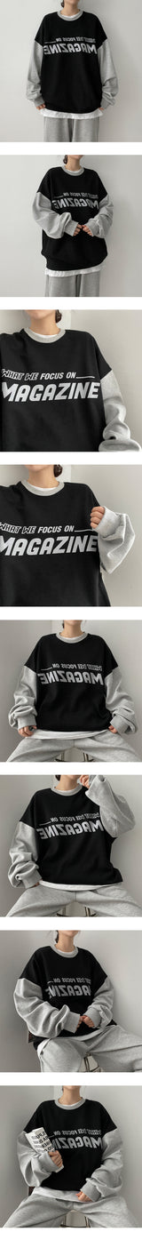 マガーカラードスウェットシャツ / Magger Colored Sweatshirt