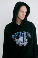 ダイヤモンドフーディー / BSR2223FWPO052 BSRBT DIAMOND HOODIE BLACK