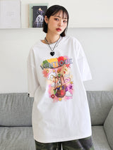 グラフィックホットエアバルーンTシャツ/ VENTIQUE Graphic hot air balloon T-shirt 5color