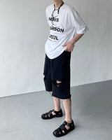 オウンキャピタルレタリング半袖Tシャツ