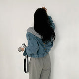 フロントアンドバックボタンデニムジャケット / Front And Back Button Denim Jacket