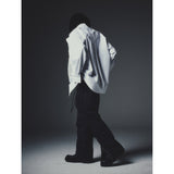 カーターダイアゴナルジップパラシュートパンツ / CARTER DIAGONAL ZIP PARASHUTE PANTS_BK