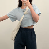 [Bellide made] Good Fabric Premium Crop Short Sleeve
