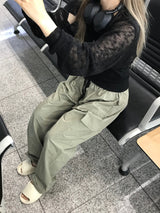 デイリーナイロンカーゴパンツ