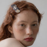 ヒュッゲメッセージマーブルヘアピン