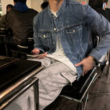 セミオーバーチャイナデニムジャケット / LMN Semi-Overs China Denim Jacket (blue)