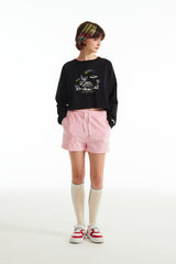 チェリーショットテルーパンツ／CHERRY SHORT TERRY PANTS [SALMON PINK]
