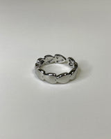 ハートラインリング / heart line ring (925silver)
