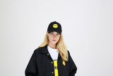 SMILE LOGO BALLCAP (BLACK) (6699085496438)