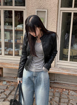 SD Washed Denim Wide Pants