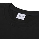 ファジーラビットショートスリーブTシャツ BLACK