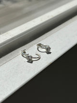 [92.5silver] ミニキュービッグワンタッチピアス