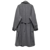 [WOOL 50%] [MADE] ウールマキシトレンチマックコート