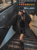(UNISEX) ビッグポケットハートパッチデニムオーバージャケット