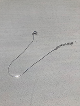 [92.5silver] curve line bracelet
